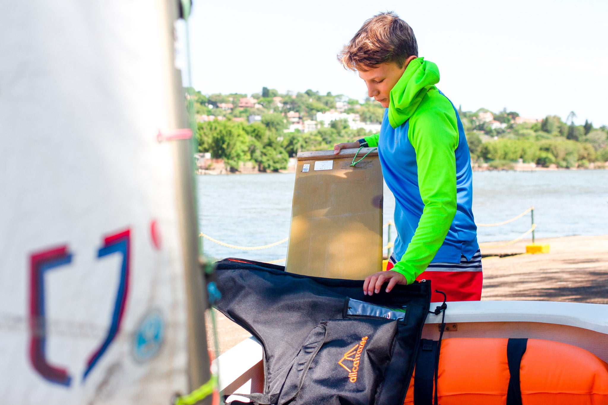 Capa de Leme e Bolina | Optimist