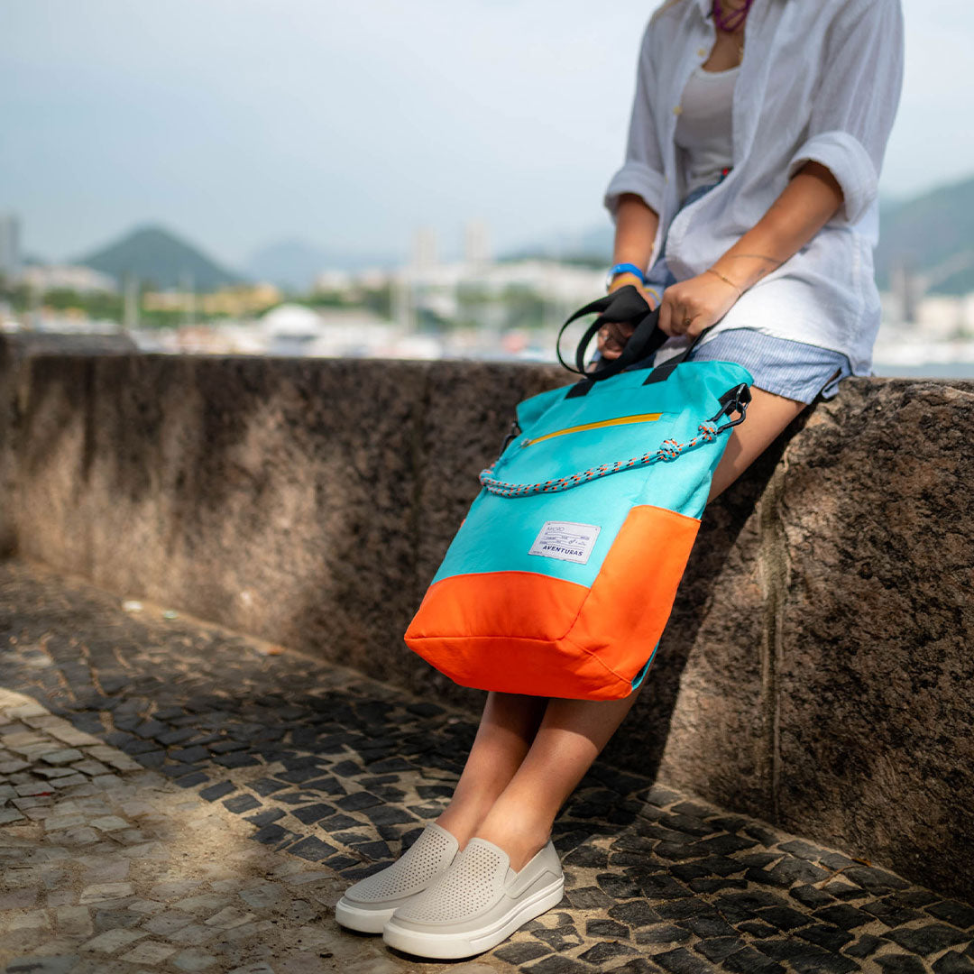 Tote Bag Allcatrazes x The Summer Hunter Azul Céu