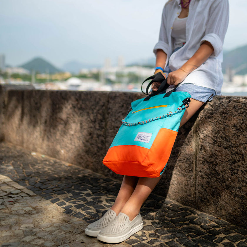 Tote Bag Allcatrazes x The Summer Hunter Azul Céu