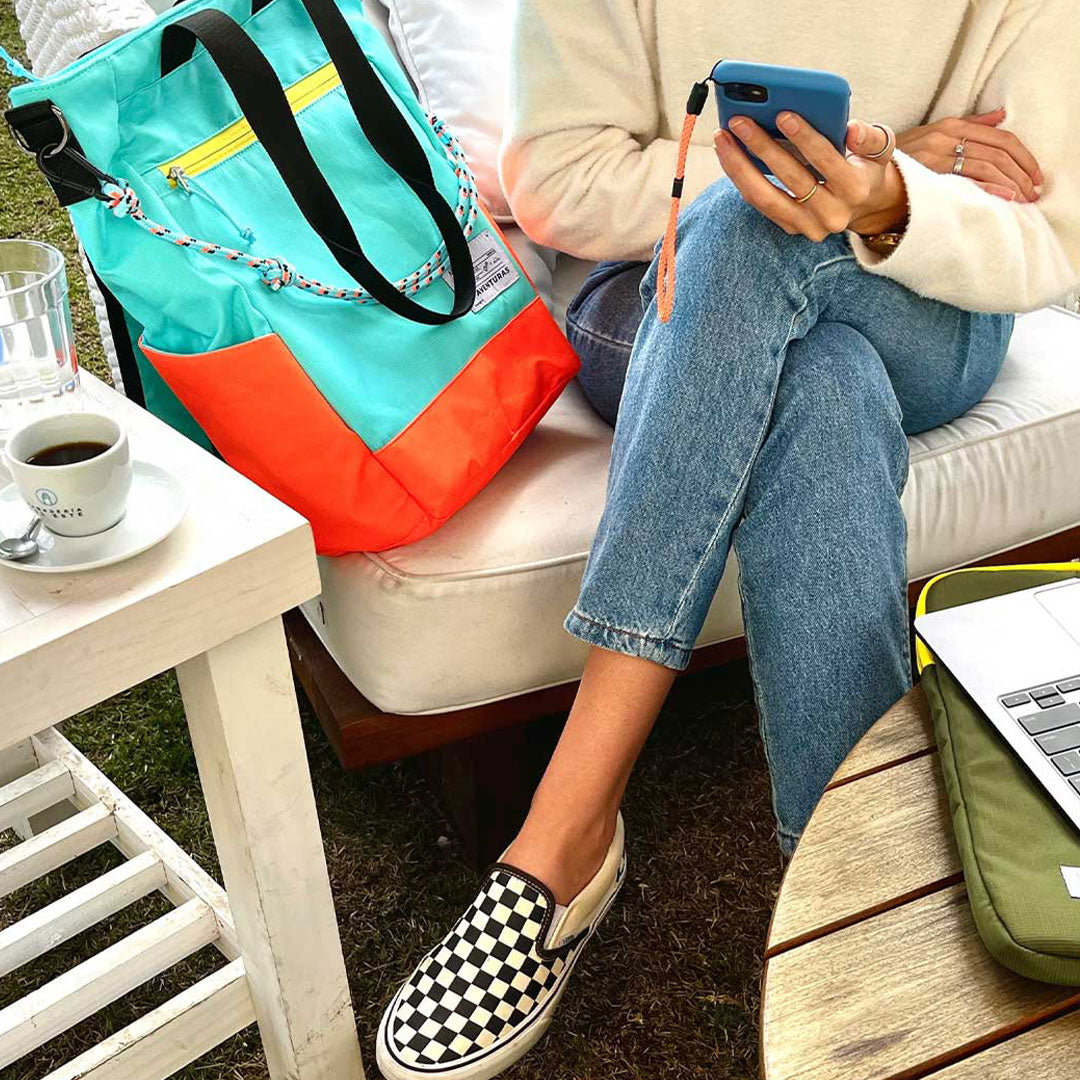 Tote Bag Allcatrazes x The Summer Hunter Azul Céu