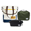 Kit Aerolook - Tote Brasco + Pochete Eclipse, Off White Encontro e Preta, Nécessaire Hotel Verde Araucária da Allcatrazes