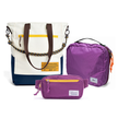 Kit Aerolook - Tote Brasco + Pochete The Summer Hunter, Off White Encontro e Roxo Viagem, Nécessaire Hotel Roxa da Allcatrazes