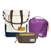Kit Aerolook - Tote Brasco + Pochete The Summer Hunter, Off White Encontro e Verde Cachoeira, Nécessaire Hotel Roxa da Allcatrazes