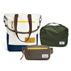 Kit Aerolook - Tote Brasco + Pochete The Summer Hunter, Off White Encontro e Verde Cachoeira, Nécessaire Hotel Verde Araucária da Allcatrazes