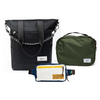 Kit Aerolook - Tote Eclipse + Pochete Brasco, Preto Infinito e Off White Encontro, Nécessaire Hotel Verde Araucária da Allcatrazes