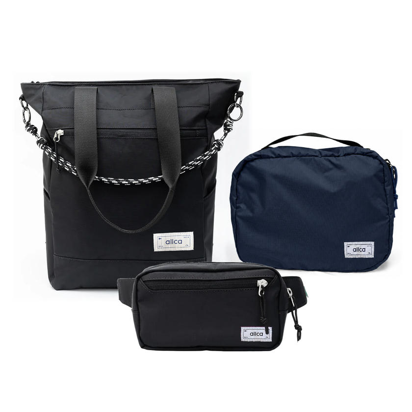 Kit Aerolook - Eclipse, Preto Infinito e Preta, Nécessaire Hotel Azul Aurora da Allcatrazes