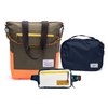 Kit Aerolook - Tote The Summer Hunter + Pochete Brasco, Verde Cachoeira e Off White Encontro, Nécessaire Hotel Azul Aurora da Allcatrazes