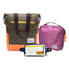 Kit Aerolook - Tote The Summer Hunter + Pochete Brasco, Verde Cachoeira e Off White Encontro, Nécessaire Hotel Rosa da Allcatrazes