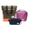 Kit Aerolook - Tote The Summer Hunter + Pochete Minuano, Verde Cachoeira e Azul Aurora, Nécessaire Hotel Rosa da Allcatrazes