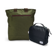 Kit Bagagem de Mão com Minuano, Verde Araucária / Sem Charm e Preta da Allcatrazes