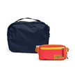 Kit Carry-on - Brasco, Azul Aurora e Coral Esquina, Nécessaire Hotel Azul Aurora da Allcatrazes