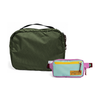 Kit Carry-on - Brasco, Verde Araucária e Azul Respiro, Nécessaire Hotel Verde Araucária da Allcatrazes