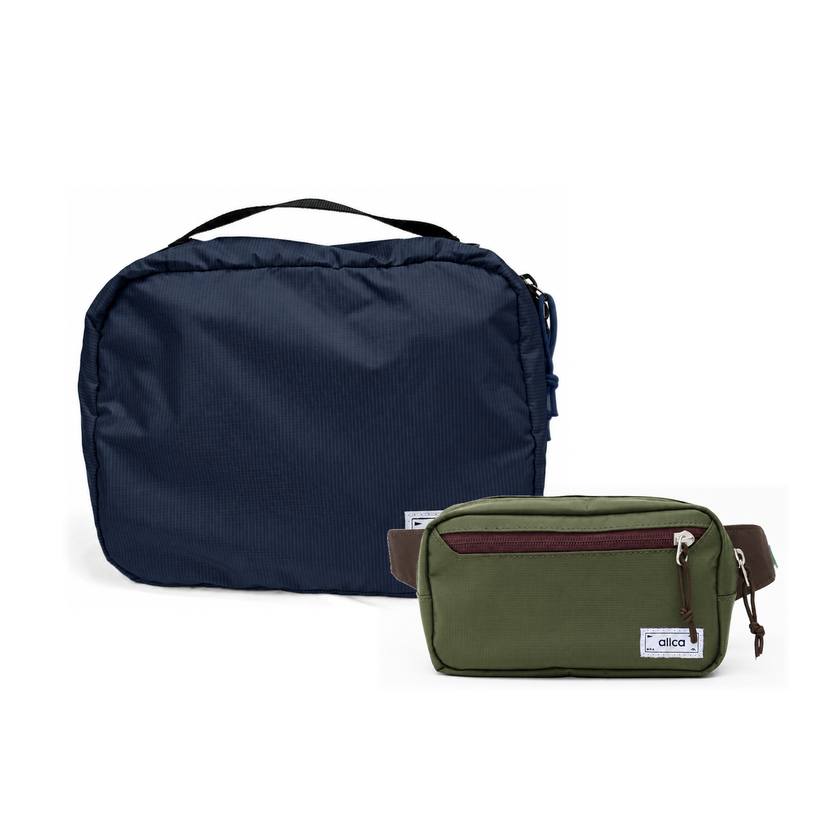 Kit Carry-on - Minuano, Azul Aurora e Verde Araucária, Nécessaire Hotel Azul Aurora da Allcatrazes