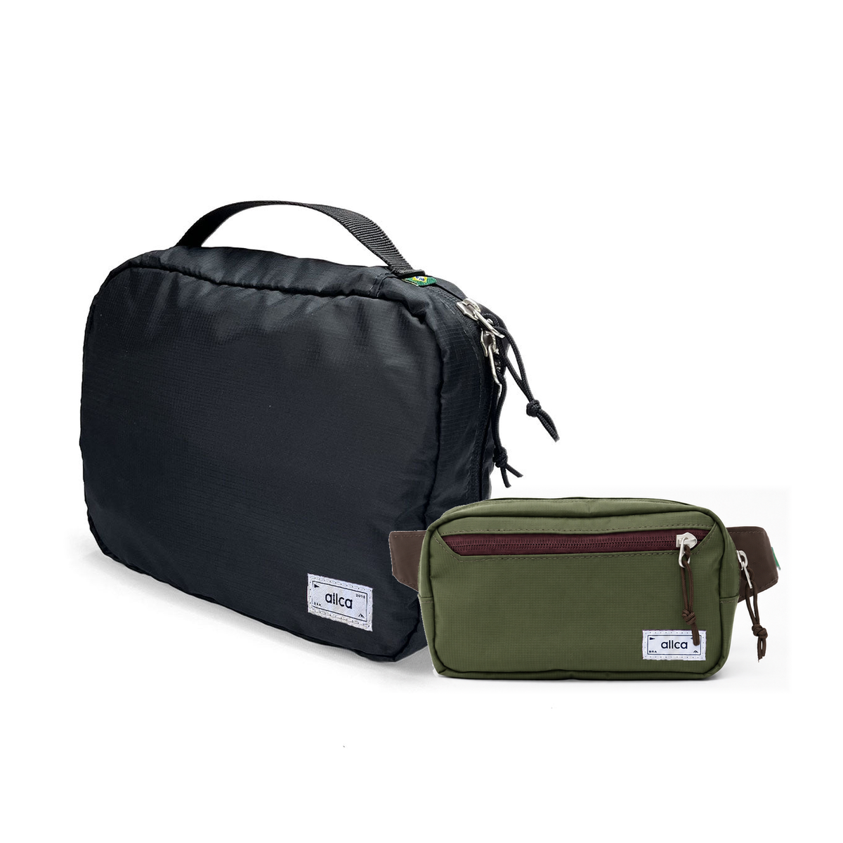Kit Carry-on com Minuano, Preta e Verde Araucária da Allcatrazes