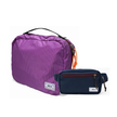 Kit Carry-on - Minuano, Roxa e Azul Aurora, Nécessaire Hotel Roxa da Allcatrazes