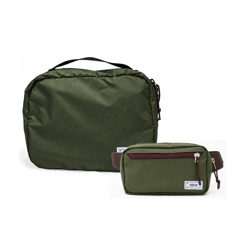 Kit Carry-on - Minuano, Verde Araucária e Verde Araucária, Nécessaire Hotel Verde Araucária da Allcatrazes