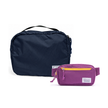 Kit Carry-on - The Summer Hunter, Azul Aurora e Roxo Viagem, Nécessaire Hotel Azul Aurora da Allcatrazes
