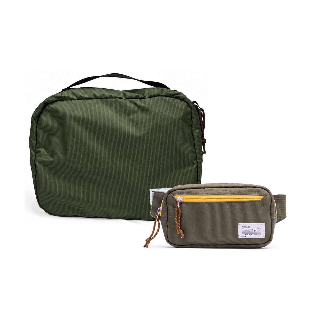 Kit Carry-on - The Summer Hunter, Verde Araucária e Verde Cachoeira, Nécessaire Hotel Verde Araucária da Allcatrazes
