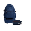 Kit Embarque - Pochete - Minuano com Mochila Alfa 3.0 33L Azul e Pochete Minuano Azul Aurora da Allcatrazes