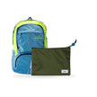 Kit Charlie + Lima — Azul | Amarelo com Nécessaire Lima Verde Araucária