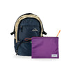 Kit Charlie + Lima — Azul Marinho | Areia com Nécessaire Lima Roxo