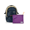 Kit Charlie + Lima — Azul Marinho | Areia com Nécessaire Lima Roxo
