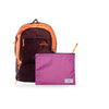 Kit Charlie + Lima — Bordô | Laranja com Nécessaire Lima Rosa