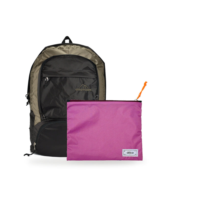 Kit Charlie + Lima — Café | Areia com Nécessaire Lima Rosa