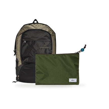 Kit Charlie + Lima — Café | Areia com Nécessaire Lima Verde Araucária