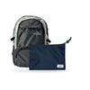 Kit Charlie + Lima — Chumbo | Prata com Nécessaire Lima Azul Aurora