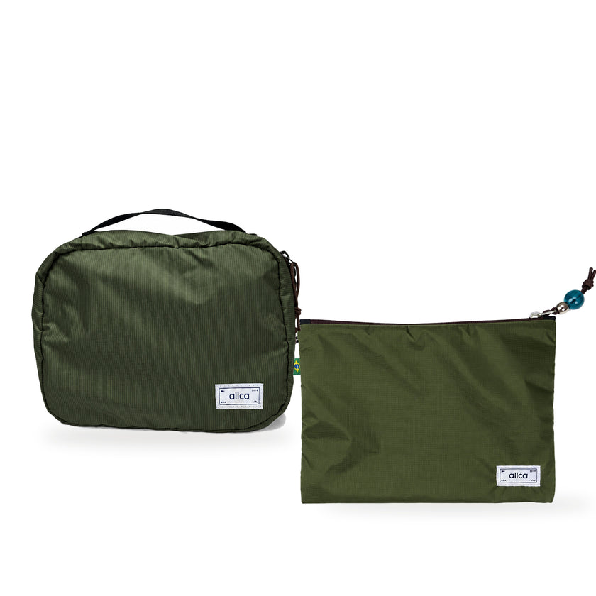 Kit Hotel + Lima — Verde Araucária com Nécessaire Lima Verde Araucária