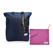 Kit Tote + Lima - Minuano — Azul Aurora / Com charm com Nécessaire Lima Rosa