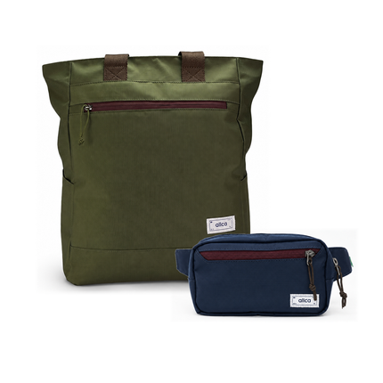 Kit Em Movimento com Minuano x Minuano, Verde Araucária / Sem Charm e Azul Aurora da Allcatrazes