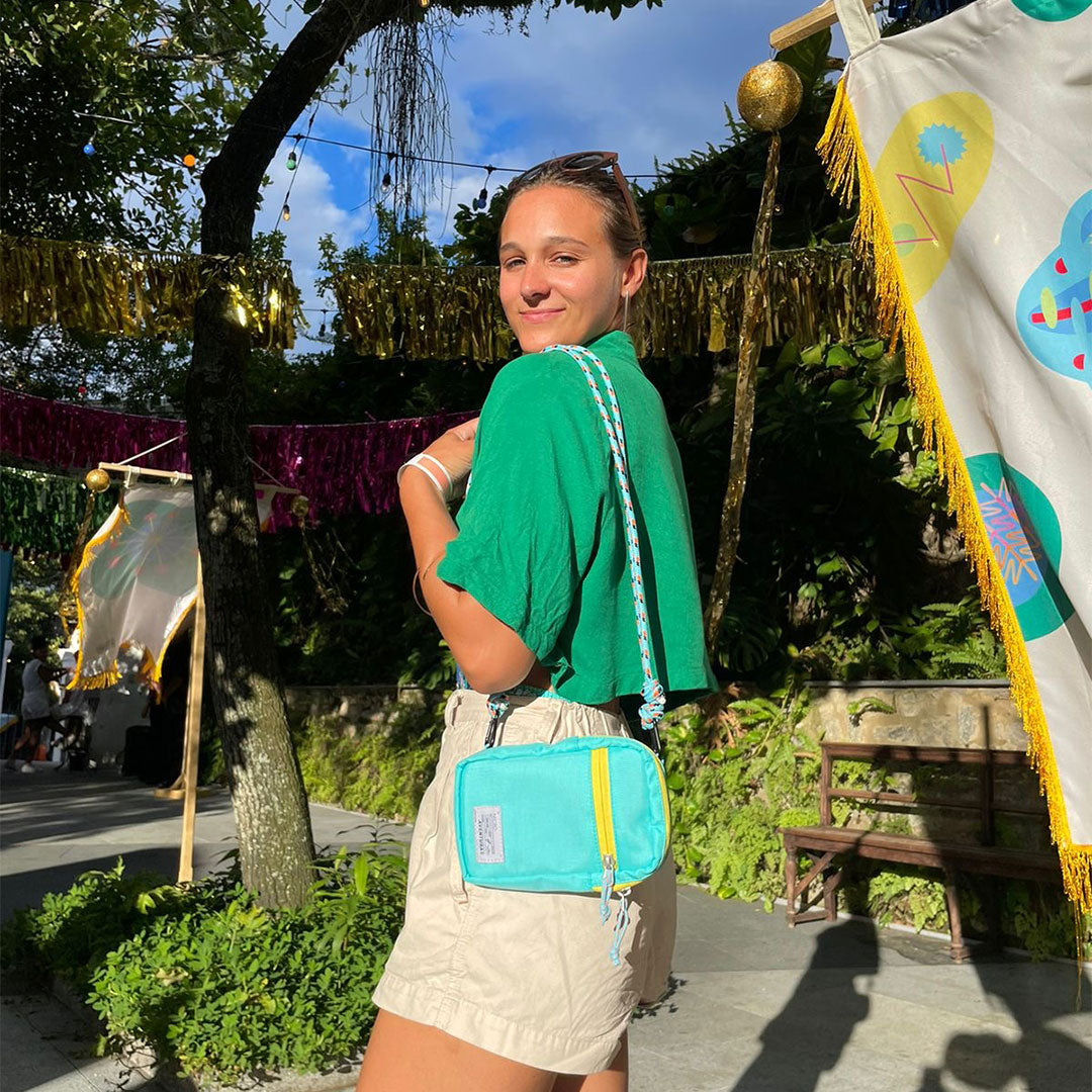 Shoulder Bag Allcatrazes x The Summer Hunter Azul Céu