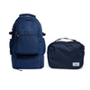 Kit Travel Essential com Mochila Alfa 3.0 33L Azul e Nécessaire Hotel Azul Aurora da Allcatrazes